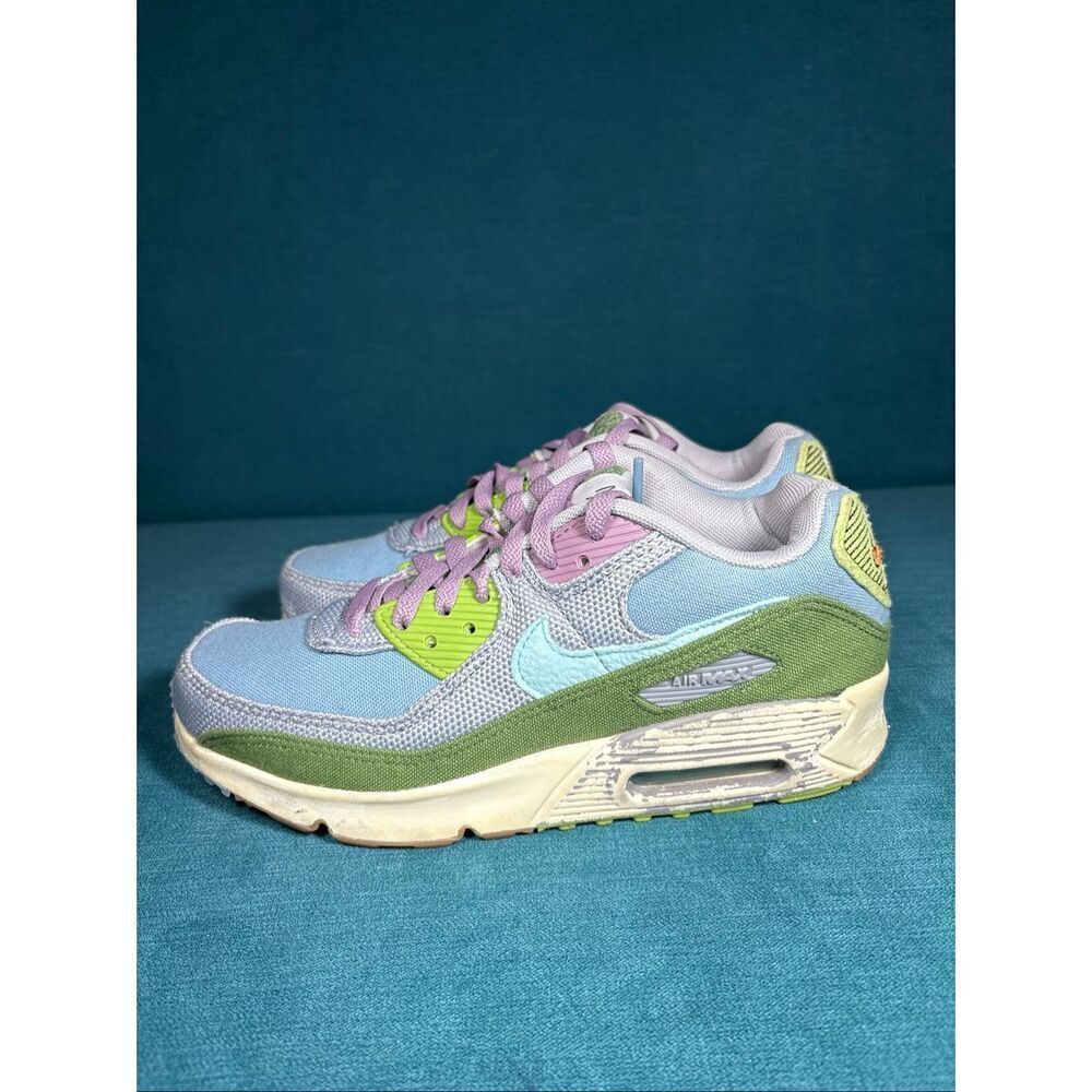 Nike Air Max 90 GS Sun Club 6Y Multi-Color Women's Size 7.5 DQ4016-400